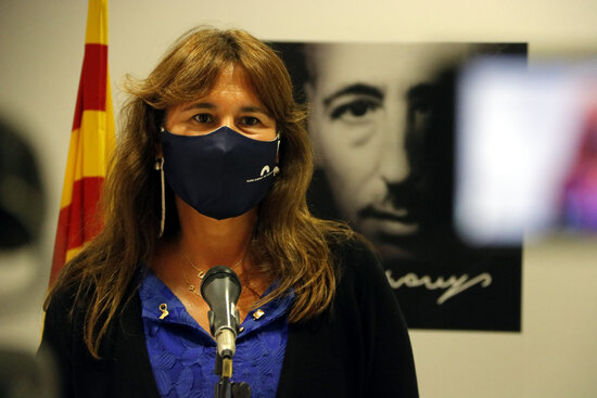 Catalan parliament speaker Laura Borràs (by Oriol Bosch)